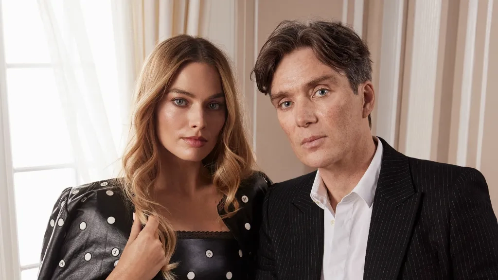 Margot Robbie y Cillian Murphy Variety