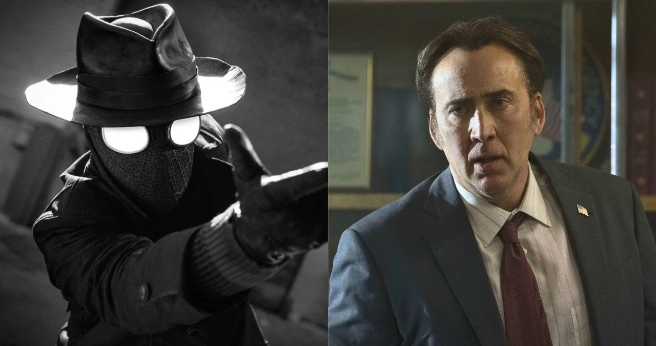Nicolas Cage como Spider-man Noir